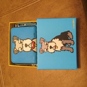 Marc Tetro Schnauzer Wristlet NWT